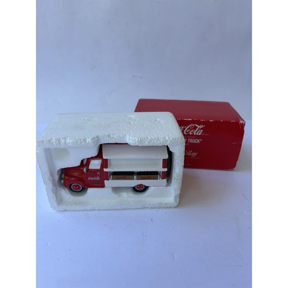 THE ORIGINAL SNOW VILLAGE‎ DEPARTMENT 56 COCA-COLA "DELIVERY TRUCK" *Description